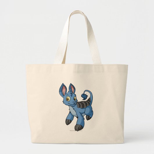 Grand Tote Bag Bleu de Bori (Devant)