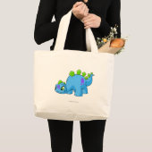 Grand Tote Bag Bleu de Chomby (Devant (produit))