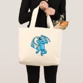 Grand Tote Bag Bleu de Shoyru (Devant (produit))
