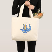 Grand Tote Bag Bleu de Techo (Devant (produit))