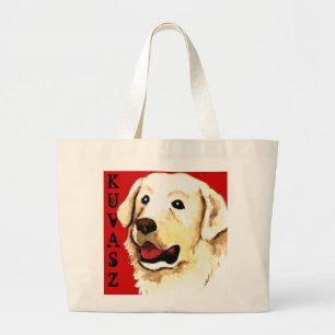 Grand Tote Bag Bloc couleur Kuvasz