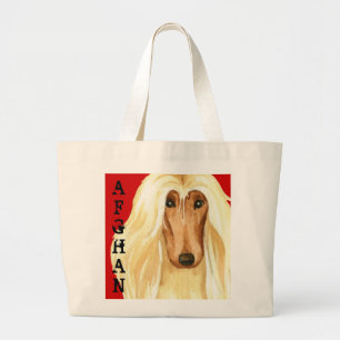 Grand Tote Bag Bloc de couleur de la hache afghane