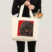 Grand Tote Bag Bloc de couleur de Puli (Devant (produit))