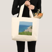 Grand Tote Bag Block Island Bluffs - Block Island, Rhode Island (Devant (produit))
