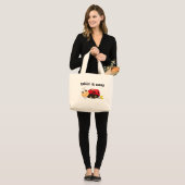 GRAND TOTE BAG BLOGUEUR LADYBUG "TAKIN' IT FACILE" (Devant (modèle))