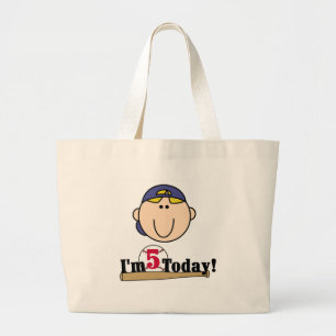 Grand Tote Bag Blond Boy Baseball 5e anniversaire