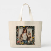 Grand Tote Bag Blossom dans le style : personnalisable (Dos)