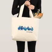 Grand Tote Bag Blue de Katmandou (Devant (produit))