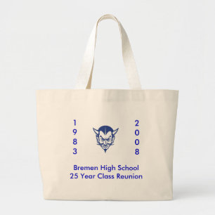 Grand Tote Bag BlueDevil, classe élevée Reun de l'année School