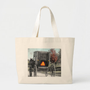 Grand Tote Bag Boguet amish d'automne