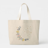Grand Tote Bag Boho Sun & Moon Mandala (Dos)