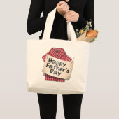 Grand Tote Bag Bonne Fête des pères ! (Devant (produit))