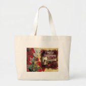 Grand Tote Bag Bonne Saint Valentin Tunes dans mon coeur (Devant)
