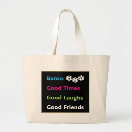 Grand Tote Bag bons amis #2 de bunco (Devant)
