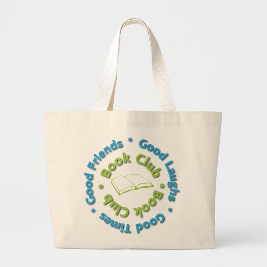 Grand Tote Bag bons amis de club de lecture (Devant)