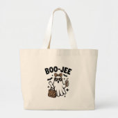 Grand Tote Bag BOO-JEE Ghost – Stylish Halloween Diva Design (Devant)