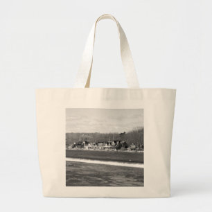 Grand Tote Bag Boouse Row hiver b/w