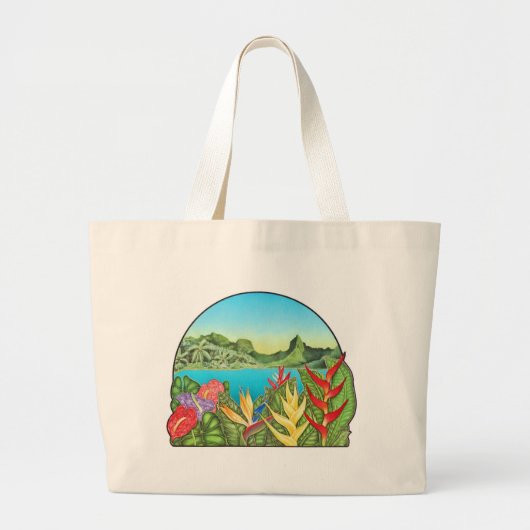 Grand Tote Bag Bora Bora (Devant)