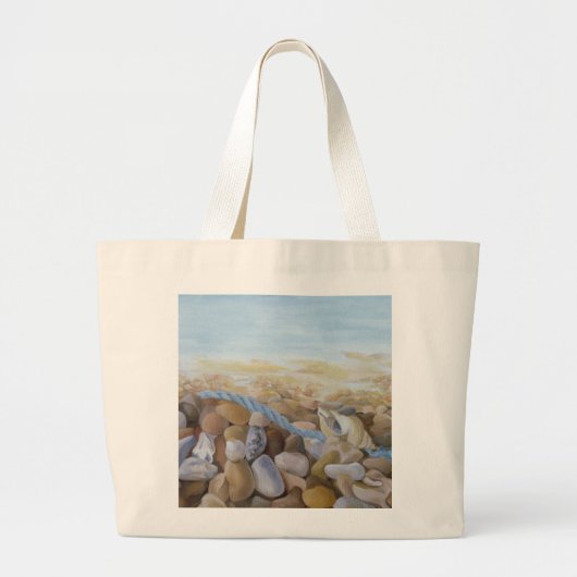 Grand Tote Bag Bord de mer (Devant)