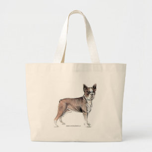 Grand Tote Bag Boston Terrier