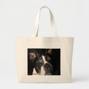 Grand Tote Bag Boston Terrier : Trop mignon
