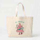 Grand Tote Bag Bougie Fir Life, Bougie Xmas Tree (Devant)