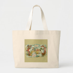 Grand Tote Bag Boulangeries au chocolat Antique