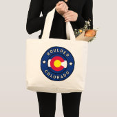 Grand Tote Bag Boulder le Colorado (Devant (produit))