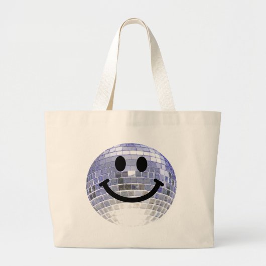 Grand Tote Bag Boule de disco (Devant)