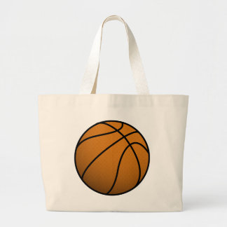 Grand Tote Bag Boule fraîche des sports B de basket-ball et de