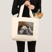 Grand Tote Bag Bouledogue anglais (Devant (produit))