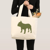 Grand Tote Bag Bouledogue français (Devant (produit))