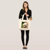 Grand Tote Bag Bouledogue français (Devant (modèle))