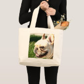 Grand Tote Bag Bouledogue français (Devant (produit))
