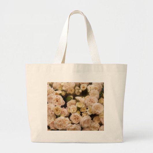 Grand Tote Bag Bouquet de Roses (Devant)