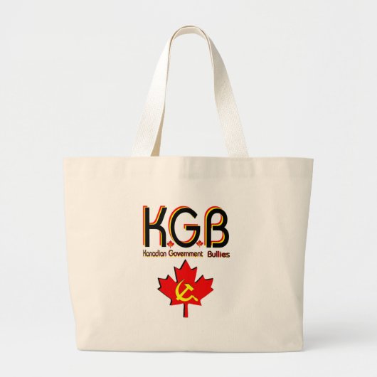 Grand Tote Bag Bourse de KGB (Devant)
