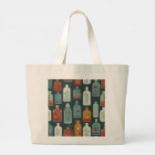Grand Tote Bag bouteille unique (Dos)