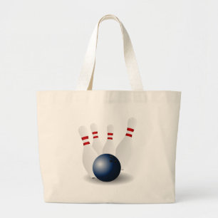 Grand Tote Bag bowling-155946 quilles de quilles neuf épingles t