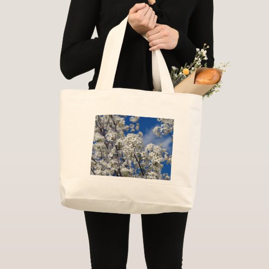 Grand Tote Bag Bradford Pear Blooms (Devant (produit))