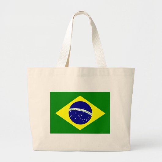 Grand Tote Bag Brazil Flag bag (Devant)