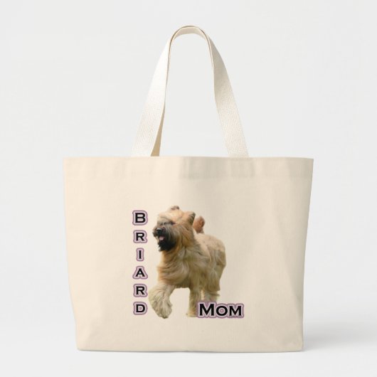 Grand Tote Bag Briard Maman 4 (Devant)