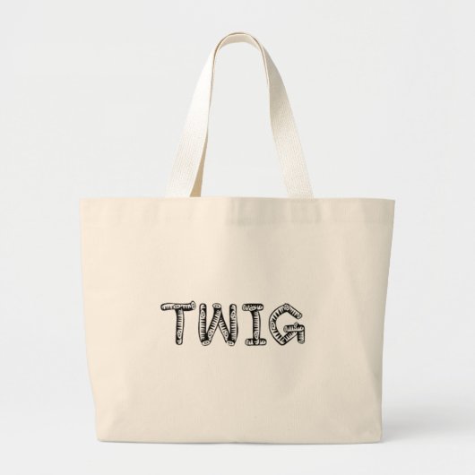 Grand Tote Bag brindille (Devant)