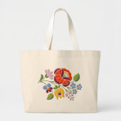 Grand Tote Bag Broderie Kalocsa - Art populaire hongrois (Devant)