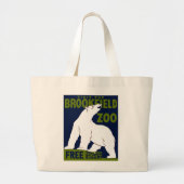Grand Tote Bag Brookfield Zoo, Programme d'art fédéral Poster 193 (Devant)