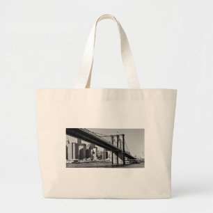 Grand Tote Bag Brooklyn Bridge New York City