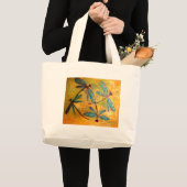 Grand Tote Bag Brouillard de libellule (Devant (produit))
