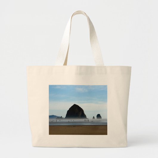 Grand Tote Bag brume de plage (Devant)