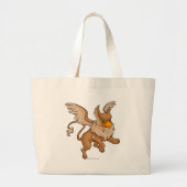 Grand Tote Bag Brun d'aire (Devant)