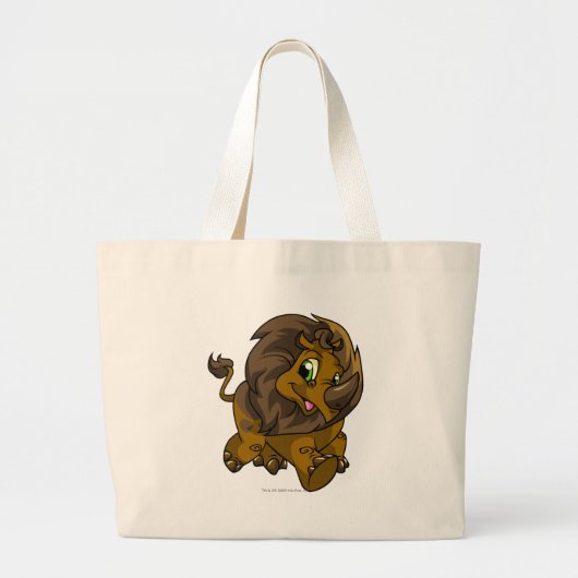 Grand Tote Bag Brun de Tonu (Devant)