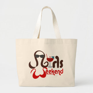 Grand Tote Bag Brunettes en Bikinis - Amusement du week-end fémin